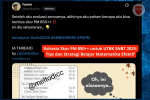 Rahasia Skor PM 850 untuk UTBK SNBT 2025 Tips dan Strategi Belajar Matematika Efektif